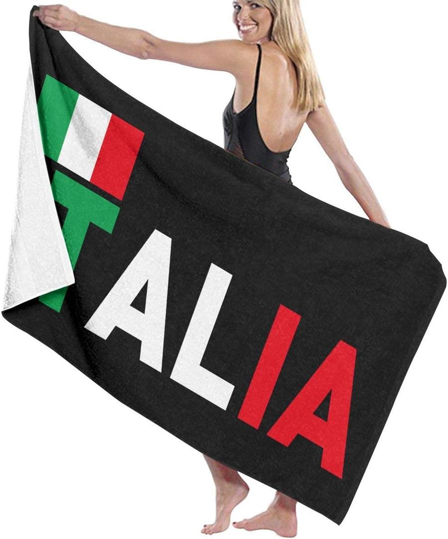 WAYMAY Italian Flag Bath Towel Bath Sheets Bath Wrap Beach Towel Shawl Bathrobe Hooded Towels Washcloths WAYMAY Italian Flag Bath Towel Bath Sheets Bath Wrap Beach Towel Shawl Bathrobe Hooded Towels Washcloths