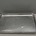 6 Pcs Baking Stainless Steel Cookie Sheet Small Metal Sheet Pans Professional Rectangle Oven Trays Kitchen Baking Cooking Oven and Toaster, Dishwasher Safe(13.58 x 8.46 Inches)