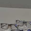 3 Pack Reading Glasses for Women Men Blue Light Blocking Computer Readers with Spring Hinge Fashion Eyeglasses