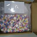 60 Set Patriotic Eagle Duck Figurine Mini Resin 4th of July Party Favors Gifts Red White Blue Tiny Patriotic Animal Ornament with Card Organza Bag for Memorial Day 250th Anniversary Party Decor
