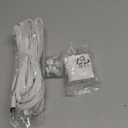 ALERTCAM Power Adapter for Spotlight Cam Plus/Pro (Battery), with 25Ft/7.5m Flat Weatherproof Outdoor Cable Continuously Power Your Camera - White