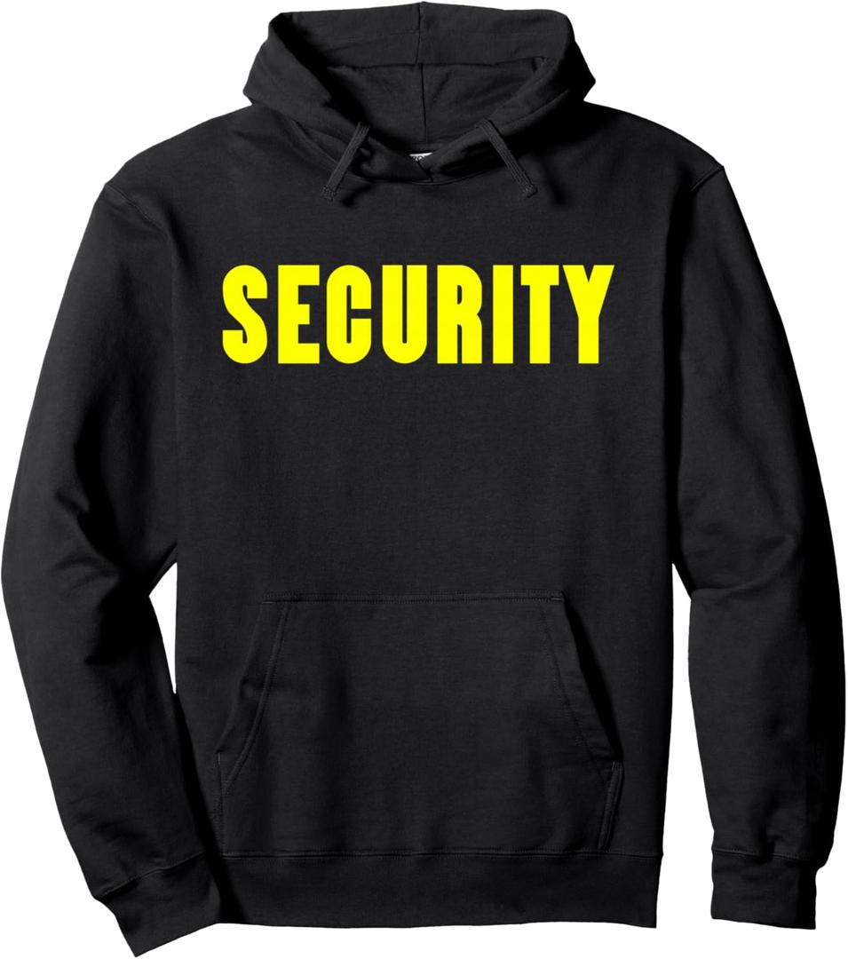 Security Guard for Security Staff Pullover Hoodie, Size L