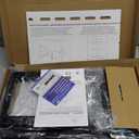 Mounting Dream TV Mount Fixed for Most 42-84 Inch Flat Screen TVs, UL Listed TV Wall Mount Bracket up to VESA 600 x 400mm and 132 lbs - Fits 16"/18"/24" Studs - Low Profile and Space Saving MD2163-K