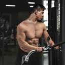 LAT Pulldown Bar Press Down Bar Heavy Duty Cable Machine Attachments V-Shaped Bars with Rubber Handgrips for Gym Home