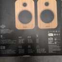 House of Marley Get Together Duo 2 Bluetooth Bookshelf Speakers, Hybrid Wired + Wireless Design, 25Hr Playtime, Upgraded Marley Signature Sound, RCA & AUX Inputs, Bamboo & Rewind Fabric