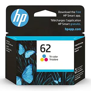 HP 62 Tri-color Ink Cartridge for HP Printers | Works with Printer Series: ENVY 5540, 5640, 5660, 7640, OfficeJet 5740, 8040, OfficeJet Mobile 200, 250 | Eligible for Instant Ink | C2P06AN