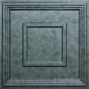 STICKGOO Glue-Up Ceiling Tiles, Antique Green Bronze, 24 x 24 in, 12 Pack