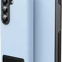 for Samsung Galaxy Z Fold 7 Magnetic Flip Folding Case, Multi-Angle Bracket, High Classy Luxurious Business Leather, Full Body Hinge Protective Slim Cover. (Pale Blue)