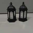 2Pcs Vintage LED Kerosene Lantern Desktop Decorative Warm Glow for Home Decor Unique for Friends and Family Accent for Any Room