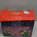 7 FT Christmas Inflatable Candy House with Santa Claus, Tree & Gift Box, Built-in LED Lights, Outdoor Blow Up Yard Decoration for Holiday Lawn Garden Party