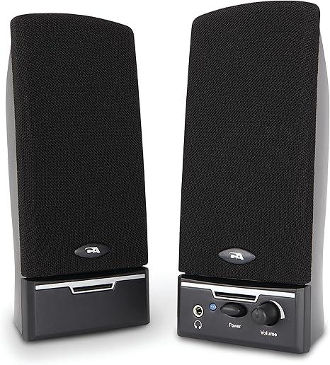Cyber Acoustics CA-2014 Computer Speakers, Full Stereo Sound, Convenient Controls, Easy Setup
