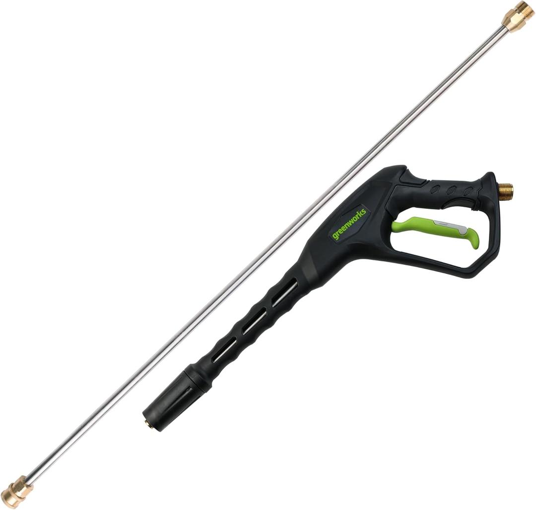Greenworks Replacement Metal Spray Gun (4500 PSI Max), M22 x 14mm high pressure hose connection