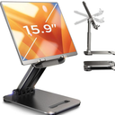 LISEN for iPad Stand Tablet Holder for Desk, Cool Home Office Desk Accessories for Men Women Kids Tablet Gifts, Office Home Essentials Gadgets Portable Monitor Stand for iPad a16 Accessories Switch