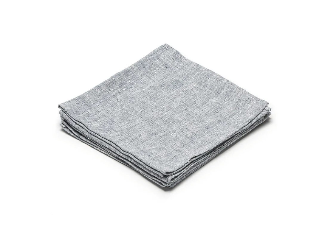 LinenMe Linen Napkin Indigo Francesca, 20 x 20