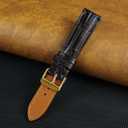 vinacreations Handmade AIIi-gator Watch Band Men Quick Release Croc Premium Leather Watch Strap Replacement Silver Buckles Bespoke 18mm 19mm 20mm 21mm 22mm 24mm