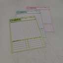 Magnetic Dry Erase Chore Chart - 8.5"x12" Behavior Responsibility Chore Board for Kids, Teenagers - 6 Extra Fine Point Markers Included - Shipped Flat 3 Pcs Blue Pink & Green