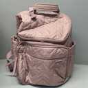 Skip Hop Diaper Bag Backpack: Forma, Multi-Function Baby Travel Bag with Changing Pad & Stroller Attachment, Mauve Mist, Medium