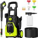 Electric Pressure Washer, 4000PSI 2.8GPM Power Washer, 3-in-1 Self-Priming High Pressure Washer, for Cars, Patio, Deck
