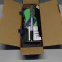 XINDELL 29-inch Windshield Cleaner Tool  Car Interior Window Cleaning Kit with Extended Long Handle & 4 Microfiber Pads, Auto Wiper Windshield Brush for Car, Trucks, SUVs, RVs & Home