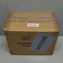 Delamu Trash Bag Dispenser with Bamboo Lid, Acrylic Trash Garbage Holder for 4-33 Gallon Bags, Space-Saving Under Sink Organizer for Kitchen, Cabinet, Pantry, 2 Pack