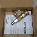 M MINGLE Adjustable Chemical Injector Kit for Pressure Washer, Soap Injector, 3/8 Inch Quick Connector