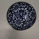 Dipping Bowls, Soy Sauce Dish Ceramic, 3 OZ Small Serving Bowls for Side Dishes Vintage Blue Stylish Design, Set of 6 Mini Appetizer Plates for Condiment Sushi Ketchup BBQ Party, 4 Inch (Multicolor)