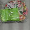 100 Pcs Tropical Luau Party Supplies Set, Serves 25  Disposable Hibiscus Floral Paper Plates, Napkins, and Forks, Hawaiian Themed Tableware for Summer BBQ, Pool and Beach Aloha Birthday Decorations