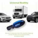 2 Pcs Gas Saver, Fuel Sync Drive Farther, Automotive Spill Saver for Filling Gasoline Lubricants Water Diesel, Plug and Play Portable Automotive Spill