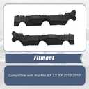 XQSMWF 2PCS Front Bumper Support Bracket Compatible with Kia Rio 2012-2017 1.6L, Replaces 865131W200 865141W200 Left & Right Side Bracket Bumper Mount Support