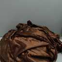 Love's cabin Satin Queen Sheets Set - 4 Piece Brown Silky Bed Sheets with Deep Pocket, Luxury Silk Feel Satin Queen Size Sheet Set (1 Flat Sheet, 1 Fitted Sheet, 2 Pillow Cases)