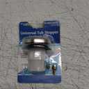 Toe Touch (Tip Toe, Foot Actuated) Bath Tub/Bathtub Drain Stopper Includes 3/8" and 5/16" Fittings Brushed Nickel (No Hair Catcher)