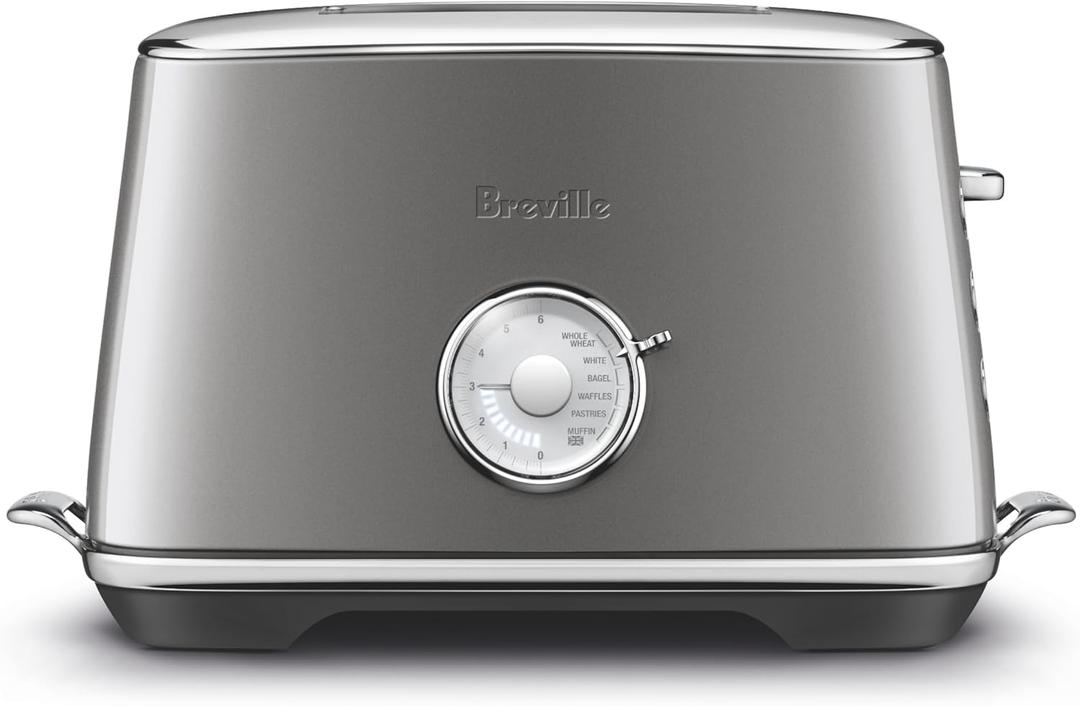 Breville BTA735SHY Toast Select Luxe Kitchen Toaster, 2 Slice, Smoked Hickory