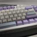 Ajazz AK35I V4 RGB Tri-Mode 100% 104-Keys Gasket-mounted Hot-Swappable Mechanical Keyboard (Purple/White/Blue) (Avocado Switch)