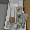 Hair Dryers, High-Speed Ionic Low Noise Blow Dryer with 105,000 RPM, Heat-Control & 500 Million Negative Ions,No Heat Damage, Travel (White)