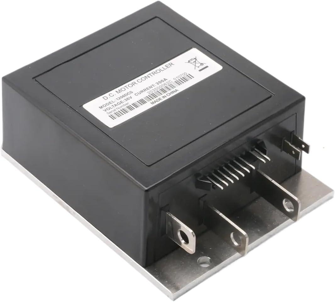 36V 300Amp 9Pins Motor Controller Compatible with EZGO TXT and Medalist 1995 1996 1997 1998 1999 2000 Golf Cart Controller Replaces 1206SX 73144G06 73144G01