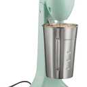 Hamilton Beach DrinkMaster Electric Drink Mixer, Retro Milkshake Maker & Milk Frother, 2 Speeds, ExtraLarge 28 oz. Stainless Steel Cup, Mint