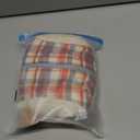 FUAMEY Dog Coat for Small Dogs,Waterproof Dog Winter Jacket with Harness Built in Puppy Cold Weather Coats Reflective Pet Vest with Zipper Warm Fleece Dogs Snowsuit Windproof Red Plaid S