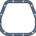 Spicer 71-20049-00 Differential Cover Gasket Compatible With Ford 9.75" Axle