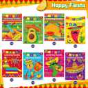 Faccito 24 Pcs Mini Fiesta Coloring Books Bulk Mexican Painting Book Small Color Drawing Booklets DIY Drawing Activity Book Heritage Celebration Coloring Booklets for Mexican Day Kids Party Favor