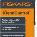 Fiskars XtendControl Extendable Tree Pruner (12 ft), Adjustable Branch Trimmer with 15" X1 Saw, 3-6 ft Extension Poles, and Secure Locking System for Precision Cutting