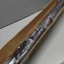 ZOCONE Tension Curtain Rod 51-168 In(4.25-14 Ft), Outdoor Curtain Rod No Drilling for Patio Window, Adjustable Shower Curtain Rod for Bathroom, Extra Long Tension Rod Diameter 1.26In Never Rust, Black