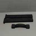 Floweringbeter Garage Door Handles And Hinges Set, Weather Resistant ABS Construction, Classic Carriage House Style, 12 Pieces Suitable For Metal Doors(Black)