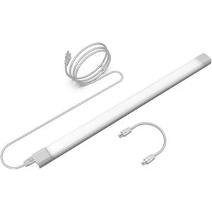 24" Plug-in LED Under Cabinet Lights, 12.5W 1000LM 3000K, Dimmable Kitchen Lighting, Easy Install with 5FT Power Cord and 12" Linking Cord, Connect Up to 15 Units, YT-4101-24