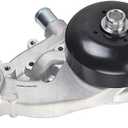 IRONTREE AW6009 Water Pump Kit with Metal Gasket & Thermostat for 07-20 Chevy Silverado 1500 Tahoe Avalanche Suburban, 07-17 GMC Sierra 1500 Yukon XL Savana, Cadillac Escalade, Hummer, 4.8L 5.3L 6.0L