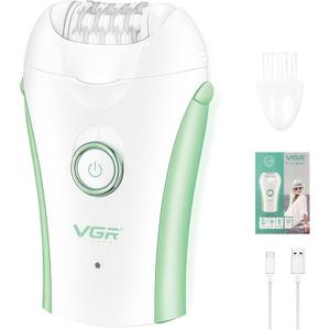 Epilators Hair Removal for Women, Glabrouse Skin Facial Hair Removal, Facial Hair Epilator with Eyebrow Trimmer for Women Face Sensitive Skin for Bikini, Face, Arm, Legs, Armpits, Green