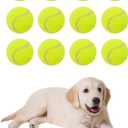 Elevon Tennis Balls for Small and Medium Size Dogs, 2" Mini Tennis Balls for Indoor Outdoor, Compatible with Dog Ball Launcher (12PCS)