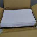 200 Sheets White Paper for Wrapping Gifts Bouquet 12”x 17”Construction Paper for Art Craft Drawing Supplies Kraft Sheets for Packing Moving Shipping