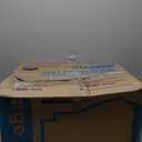 Side Sleeper Pillow for Shoulder Pain Relief, Memory Foam Pillow with Arm Hole & Neck Support Design, Ergonomic Back Sleeping Cervical Pillows with Washable Cooling Pillows Case - Blue&White