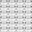 Wide Mouth Mason Jars 8 oz - 24 Pack 8 oz Glass Mason Jar with Airtight Lids and Bands, Half Pint Canning Mason Jars for Pickling, Meal Prep, Jelly, Jam, Honey, Spice, Overnight Oats
