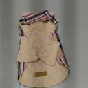 Kuoser Warm Dog Coat, Waterproof Dog Coats for X-Small Dogs, Adjustable Durable Doggie Winter Jacket Reversible Cozy Puppy Cold Weather Apparel from Small to Large Breed, Pink XS